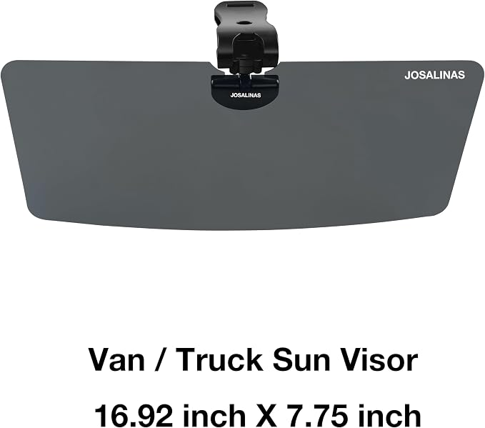Automotive Sun Visors for Car, Van, Truck, Polarized Protection, Universal Install Anti-Glare Extender (16.92" for Truck/Van Sun Visor)