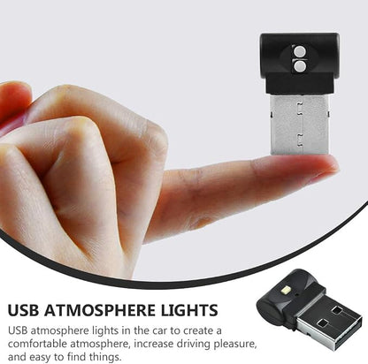 Abaodam 4 Pcs USB Ambient Light Led Nightlight Goblincore Room Decor Mini Led USB Keychain Car Lamp Night Light Car Decorative Lamp Accessories Abs Underfoot