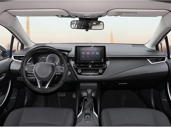 GIANT PANDA Steering Wheel Cover for Toyota, Auto Car Steering Wheel Cover for Toyota Highlander Rav4 Corolla Camry,Standard Size - Gray