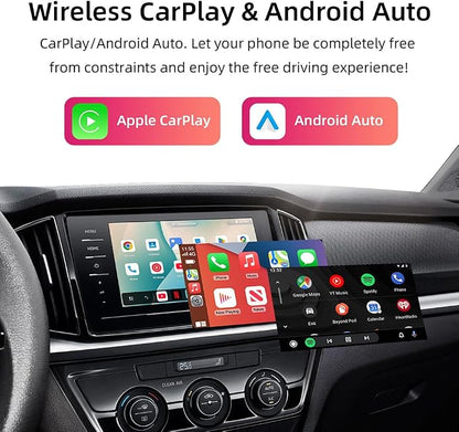 [4G+64G] Android 13-Wireless-CarPlay-Ai-Box,Plug&Play Wired to Wireless Adapter Magic CarPlay Box for Netflix/YouTube/TikTok,Support Local 4G SIM Card,Split Screen,GPS Navigation