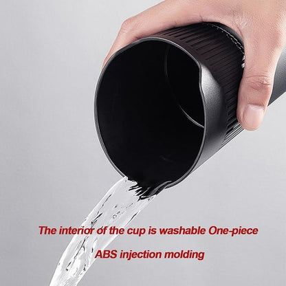 Car Trash Can, Mini Leakproof Vehicle Cup Holder Garbage Container Bin, Portable Automotive Interior Door Trash Storage Organizer Accessories, Universal for Sedan Truck SUV (White)