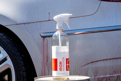ESOTERIC Iron Remover Decontamination Spray, Easy to Use, Iron Remover Car Detailing Supplies, Activates Red, Less Odor, Removes Iron Brake Fallout, Perfect for Your Car Detailing Kit (16oz)