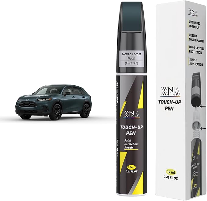 XNA Nordic Forest Pearl(G-553P) for Honda Touch Up Paint, Car Scratch Remover for Nicks and Chips Repair, 2-In-1 Quick & Easy Fix Car Scratch Repair Kit with Exact Color-Matched