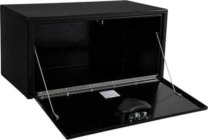 Buyers Products 1703103 Steel Underbody Truck Tool Box 14 x 16 x 30 Inch, Black Powder-Coated 14 Ga Steel, Locking Stainless Paddle Latch, Drop Door, Weather-Resistant, Made in USA