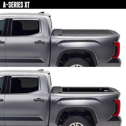 RealTruck Roll-N-Lock A-Series XT Retractable Truck Bed Tonneau Cover | 224A-XT | Fits 2019 - 2025 Chevy/GMC Silverado/Sierra 1500 Not compatible with Carbon Pro bed 6' 7" Bed (79.4")