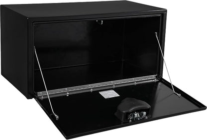 Buyers Products 1702103 Steel Underbody Truck Tool Box 18 x 18 x 30 Inch, Black Powder-Coated 14 Ga Steel, Locking Stainless Paddle Latch, Drop Door, Weather-Resistant, Made in USA