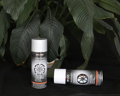 Premium Metallic Silver Wheel Paint - Brilliant Finish, High Durability, Fade-resistant, Quick Drying Rim Coating