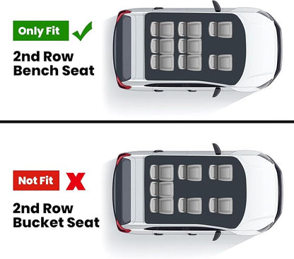 LASFIT Floor Mats & Cargo Liner for Toyota Sienna 8 Seats 2021-2025 2026 All Weather TPE Custom Fit Floor Liner for Sienna LE/XLE Front and Rear Car Mat & Trunk Mat, Black