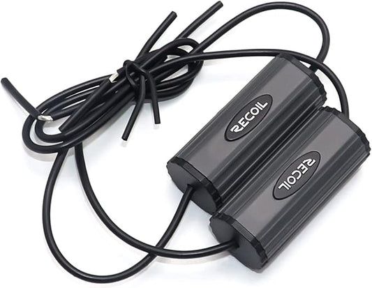 Recoil BB-T Bass Blocks Designed to Protect Car Audio Tweeters, Eliminate Frequencies 0-5.6kHz at 4Ohms, Pair