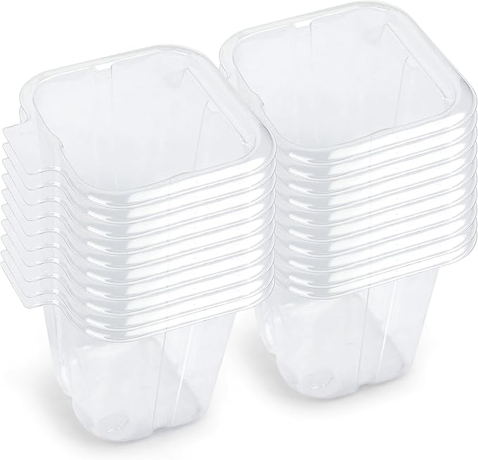 Voomey 20pack Paint Pail Liners, Plastic Disposable Bucket Liner Set for Paint Cups,Holds Up to A 16 oz. of Paint or Stain (Only Applicable to VOOMEY 16 oz. Paint Cup)