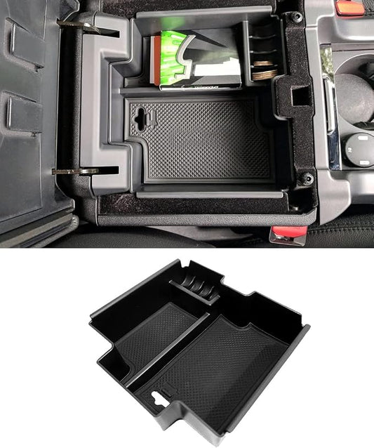 Center Console Tray Armrest Storage Box Compatible with Land Rover Discovery Sport 2015 2016 2017 2018 2019 Door Organizer ABS Tray Insert Glove Pallet