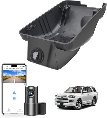 Front 4K & Rear 1080P Dash Cam Custom fit for Toyota 4Runner 2020-2024 Gen5 N280(Model A), TRD Sport Limited Pro Off-Road Venture Premium,Integrated OEM Look,UHD 2160P Video, App & WiFi,GPS,128GB Card