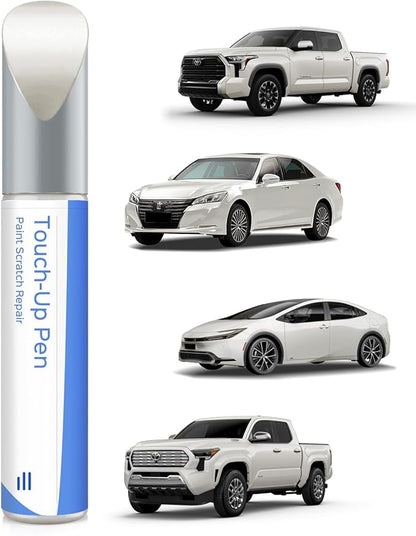 070 Blizzard Pearl Tricoat Touch Up Paint Compatible with Toyota Exact Match Chips and Nicks Touch Up