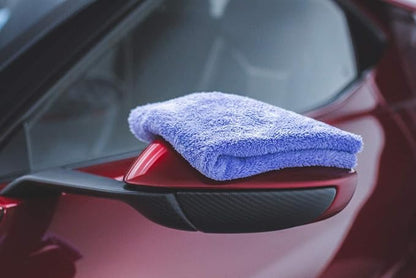 The Rag Company - Eagle Edgeless 350 (5-Pack) Professional Korean 70/30 Blend Super Plush Microfiber Detailing Towels, 350GSM, 16in x 16in, Lavender