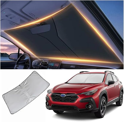 Windshield Sun Shade for Subaru Crosstrek Front Window Shades Cover for 2010-2025 Crosstrek Windshield Sun Visor Protector Car Accessories