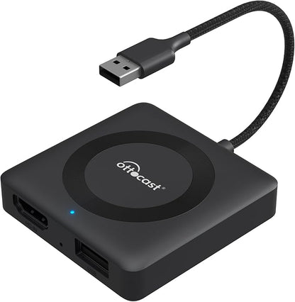 OTTOCAST Car TV Mate Pro & Wireless Carplay Adapter 2-in-1, Fire TV Stick Converter for Car - Plug & Play, Stable Fast, No Latency