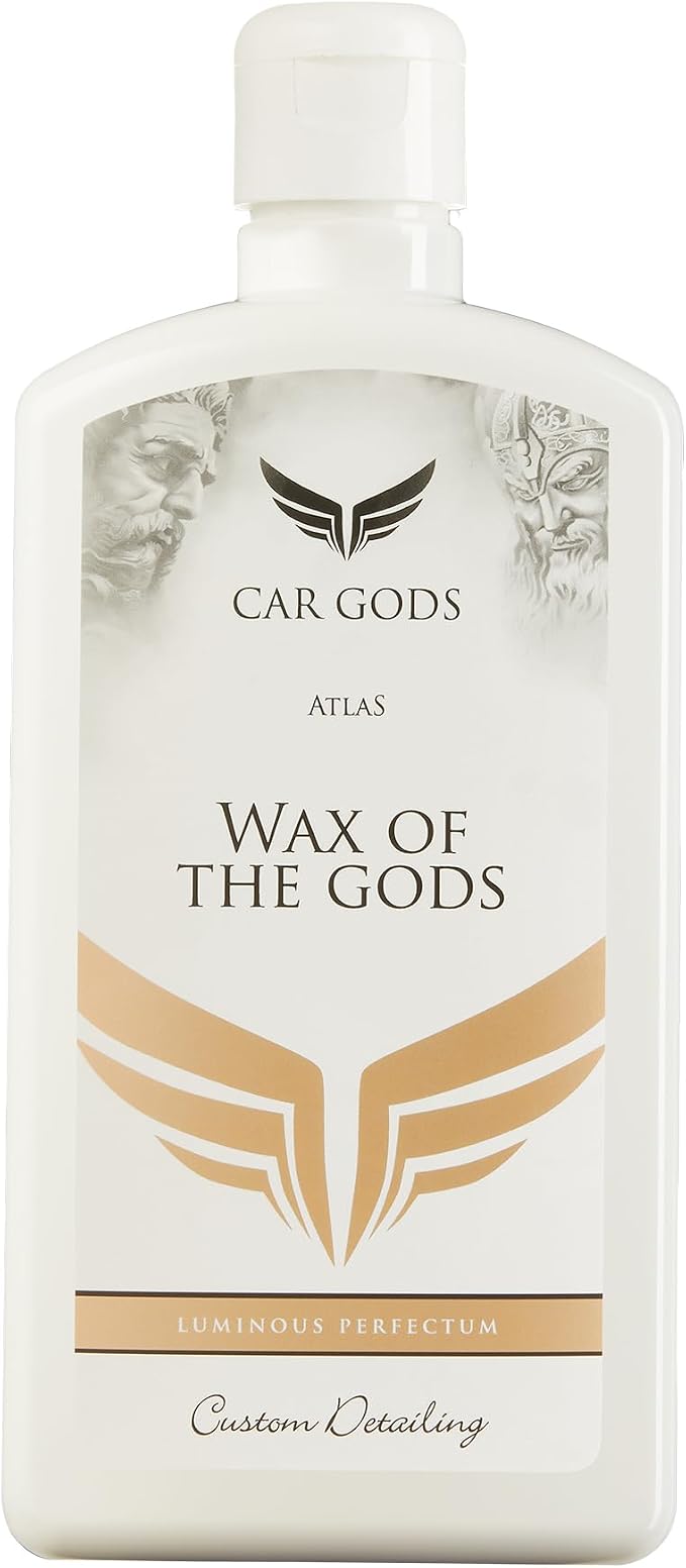 Car Gods Wax of the Gods Ultimum Perfectum, 17fl Oz - High Gloss Vehicle Carnauba Wax Removes Minor Surface Defects Super Smooth Finish Hydrophobic Protection Beading Water Repelling Dirt Easy Use