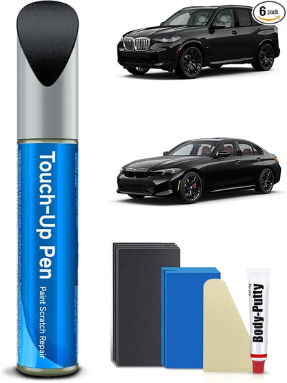 Carbon Black Metallic (416) for BMW Car Touch Up Paint Kit,Exact Match Car Scratch Repair Touch Up Paint Kit(Carbon Black Metallic for X4/X5/5/2020 3 Series/X4/2018 X5)