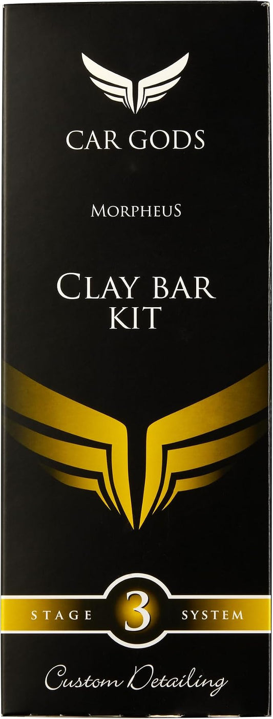 Car Gods Clay Bar & Lubricant Spray - Complete Detailing Kit, 17fl Oz