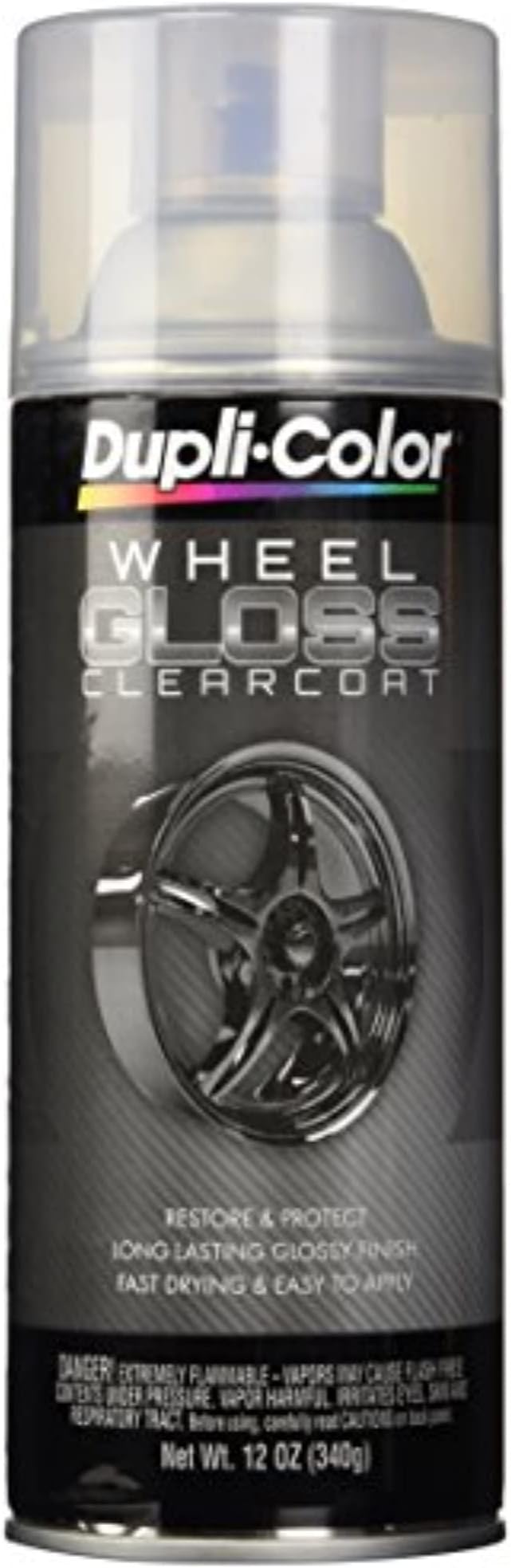 Dupli-Color HWP103 High Performance Wheel Paint - Clear - 12 oz Aerosol Can