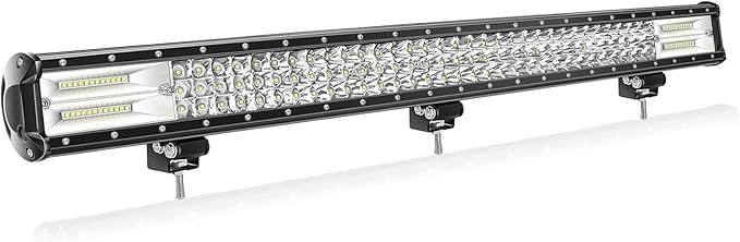 Willpower 45 inch 612W LED Light Bar Triple Row Spot Flood Combo Beam Off Road Driving Lights Waterproof Work Light for Jeep Trucks SUV ATV UTV Boat Lights,12V 24V