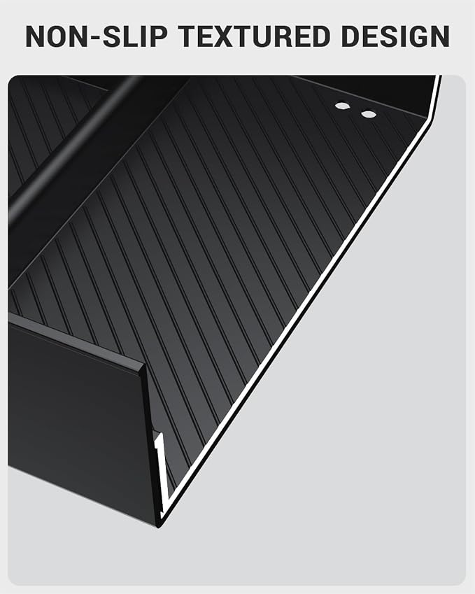 BASENOR Center Console Organizer for 2024-2026 Tesla Model Y Juniper & Model 3 Highland, OEM Fit Hidden Drawer Storage Tray for Model Y (Performance/Premium) & Model 3 (Standard/Premium/Performance)