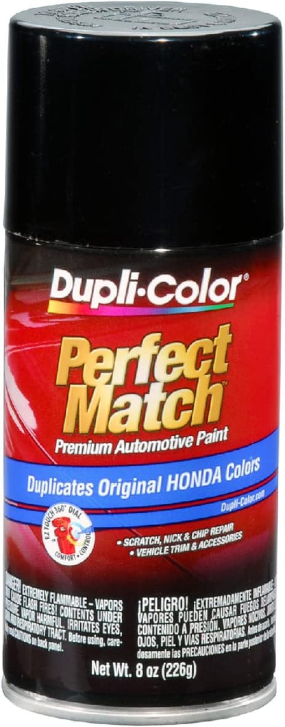 Dupli-Color Perfect Match Premium Automotive Paint, Black (M), 8 oz