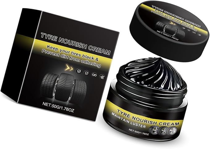 Car Detailing Cream High Efficiency Auto Care Cream Revitalizes Faux Leather & Tires for Long Lasting Shines Faux Leather Restorer