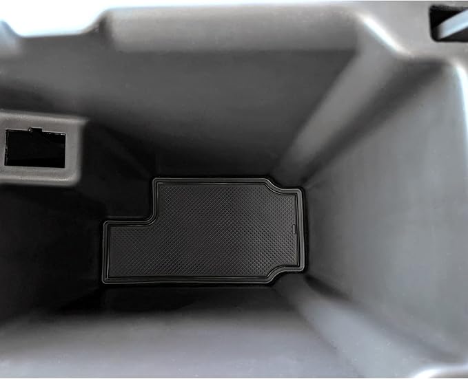 JDMCAR Custom Liner Accessories Compatible with Chevy Colorado/GMC Canyon 2015 2016 2017 2018 2019 2020 2021 2022, Cup Holder, Door Pocket, and Center Console Mat Kit 26-PC Set (Crew Cab, Black Trim)