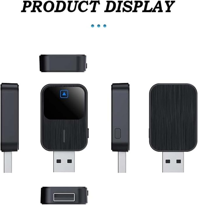 Wireless Carplay Adapter for Mercedes Benz GLE AMG 43 53 63 63S 2018-2022 2023 2024 2025 2026, Plug and Play Car Play Wireless Adapter, 2 in 1 CarPlay Accessories, Auto Reconnect