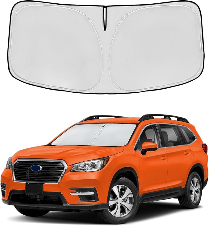 Windshield Sun Shade for Subaru Forester Accessories 2019-2025 2026 Front Window Shade Custom Fit Forester Crossover, Base, Premium, Sport, Limited Sun Visor Foldable Shade Blocks UV Rays Accessories