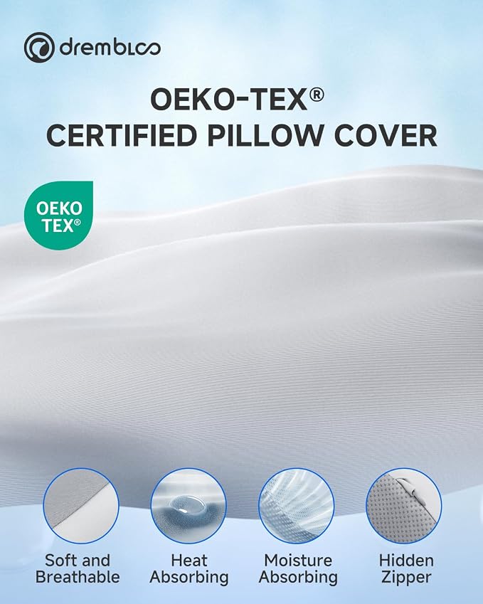 Seat Cushion for Office Chair, Lumbar Support Pillow for Car, Premium Memory Foam Ergonomic Seat Cushions for Long Sitting, Tailbone & Back & Sciatica Pain Relief
