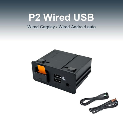Mazda Apple CarPlay & Android Auto Retrofit Kit (2025 Upgrade) - OEM TK78-66-9U0C Hub for MZD Connect - Compatible with Mazda 2/3/6/CX-3/CX-5/CX-9/MX-5 (2015-2020 Models) (P2)