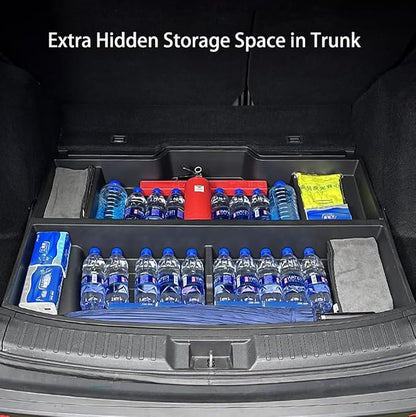 Trunk Custom-Fit Organizer for 2023 2024 2025 Honda CR-V, SUV Insert Cargo Rear Hatch Storage Box for CRV EX LX EX-L Touring Turbo Plus Sport Accessories