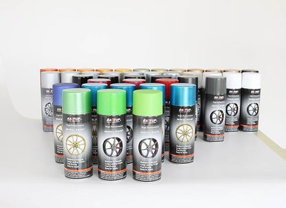 Premium Metallic Wheel Paint Gloss Silver- Brilliant Finish, High Durability, Fade-resistant, Quick Drying Rim Coating.
