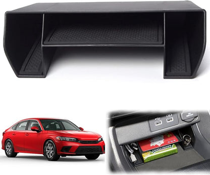 2024 2023 Civic Center Console Organizer Tray for 2023 2022 Honda Civic 11th Gen Sedan Hatchback LX EX Sport Civic 2022 Accessories Civic 2023 Central Console Organizer Insert Tray