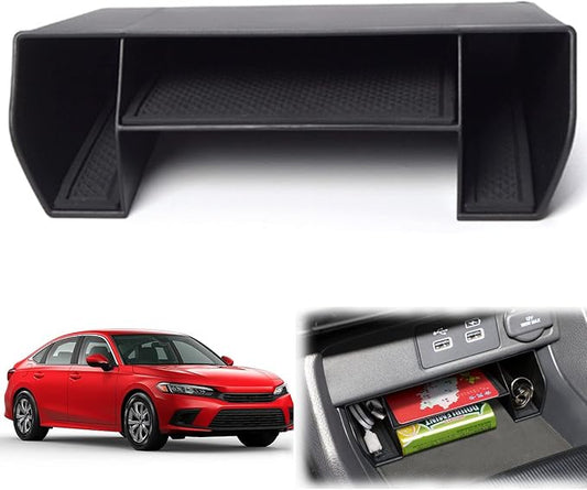 2024 2023 Civic Center Console Organizer Tray for 2023 2022 Honda Civic 11th Gen Sedan Hatchback LX EX Sport Civic 2022 Accessories Civic 2023 Central Console Organizer Insert Tray