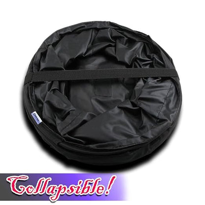 Zento Deals Portable Car Trash Can -Traveling Pop up Leak Proof Car Garbage Bag Collapsible