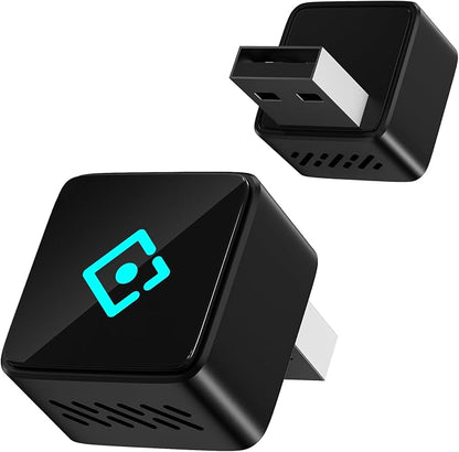 CarPlay Adapter, USB Interface Plug and Play, Connects Phone and car Screen Through WiFi and Bluetooth, Suitable for Apple and Android Systems