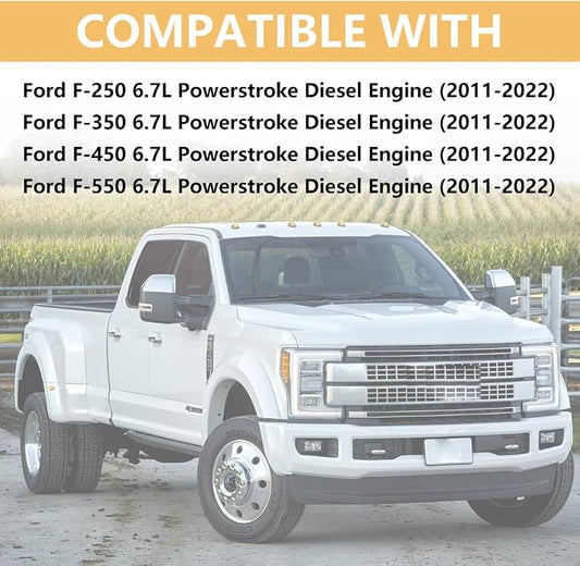 7031190 CP4 Disaster Prevention Bypass Kit Fits for Ford F250 F350 F450 F550 Super Duty 2011-2022 - 6.7L Powerstroke Diesel Replace# CP4-6.7F-BP-G2.1