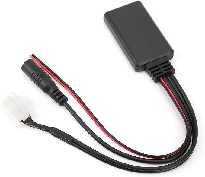 DC 12V Car Audio Cable AUX Bluetooth 5.0 Adapter, Auto Audio Adapter Replacement for Honda Goldwing GL1800