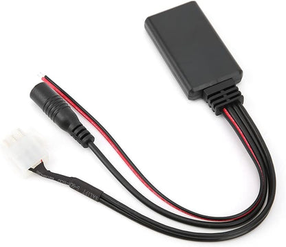 DC 12V Car Audio Cable AUX Bluetooth 5.0 Adapter, Auto Audio Adapter Replacement for Honda Goldwing GL1800