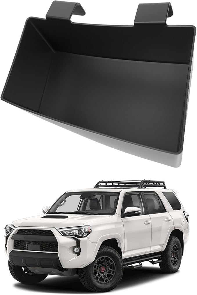 Trunk Organizer Fits for 2010-2024 Toyota 4Runner 5-Seat 2nd Row Trunk Storage Box No-Drill Compatible with 4Runner Accessories (Right Hanging)
