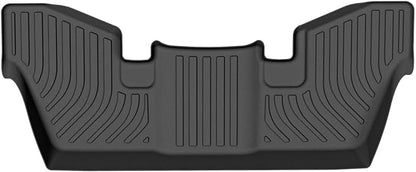 All Weather Rubber Car Floor Mats Compatible with 2016-2022 Honda Pilot 7 Passenger (Not Fit 8 Passenger), Full Set Includes 1st 2nd and 3rd Rows Maximum Coverage, Laser Measured, Non Slip