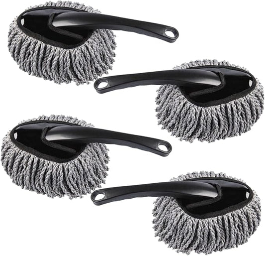 Wakauto 4 Wash Brush Car Cleaning Tool Car Wash Brush Vehicle Cleaning Duster Mini Small