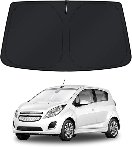 KUST Windshield Sun Shade for Chevy Spark 2013-2014 2015 2016 Window Accessories Shade Sun Visor Cover Foldable Block UV Rays