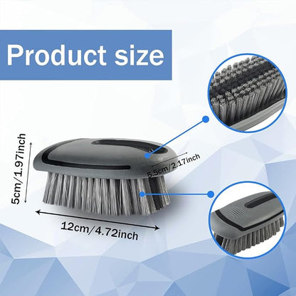 Carpet and Upholstery Cleaning Brush, Detailing Supplies, Carpet Scrubber Stiff Bristle Detailing Scrub Brushes, Universal Car Accessories Interior Leather Brush for Car and Home
