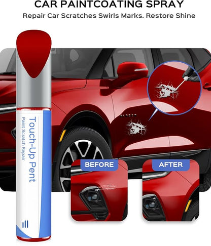 GNT/WA170H Radiant Red Tricoat Touch Up Paint Compatible with Chevrolet Exact Match Chips and Nicks Touch Up