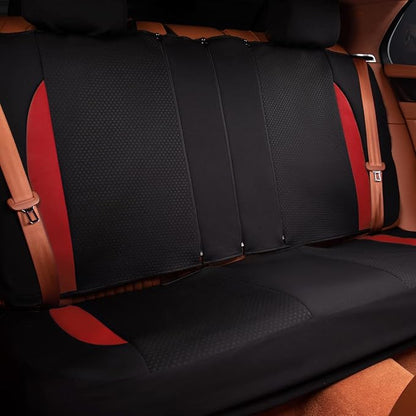 Flying Banner Car Seat Covers Front Seats Rear Bench Polyester car seat Protectors Easy installations Rear Bench Split Classic Man Lady Truck