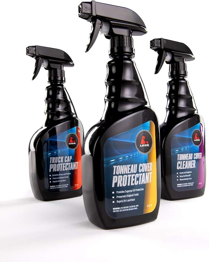 LEER Gear | Truck Cap Cleaner and Protectant for Fiberglass Truck Bed Caps | Cleaner/Protectant for Truck Caps, Fiberglass, Clear Coat, Plastic, Stainless Steel and More